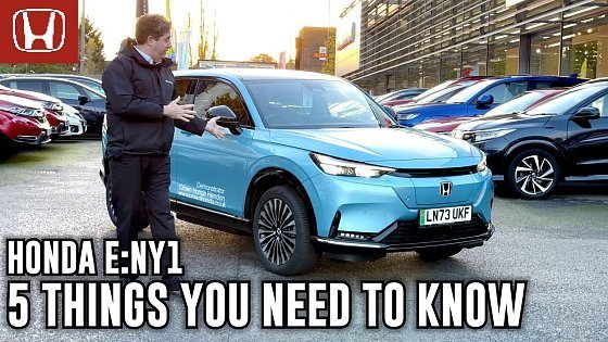 Video: Honda e:Ny1 electric SUV - 5 Things You Need To Know!