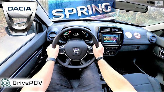 Video: Dacia Spring 24.7kWh 2022 | 45HP-125NM | POV TEST DRIVE, POV ACCELERATION, POV REVIEW | #DrivePOV