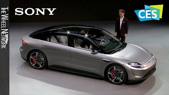 Video: Sony Vision-S Concept Car Reveal at CES 2020