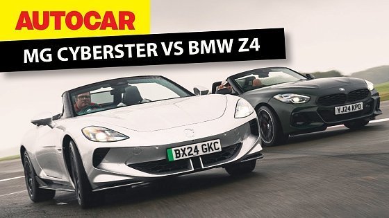 Video: MG Cyberster vs BMW Z4 - new all-electric and 6cyl petrol convertible shootout