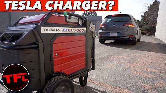 Video: Can You Charge An Electric Car With This BIG Generator? (Part 1 of 3)