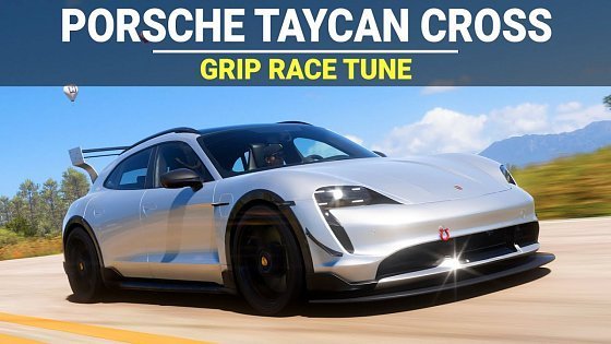 Video: Forza Horizon 5 - 2023 Porsche Taycan Turbo S Cross Turismo, FH5 Grip Race Build, Tune &amp; Gameplay