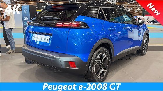 Video: Peugeot e-2008 GT 2024 - FULL Review in 4K (Improved, no competitive price)