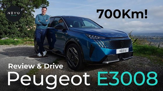 Video: Peugeot E3008 Review &amp; Drive -700km Range Family SUV