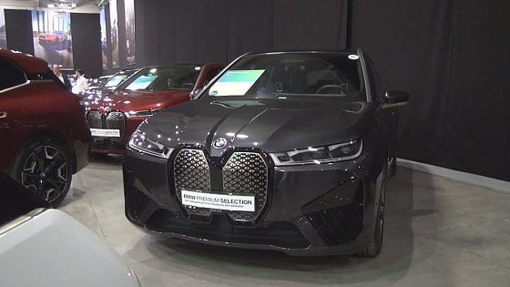 Video: BMW iX xDrive50 Sophisto Grey Car (2021) Exterior and Interior