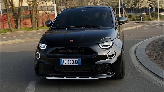 Video: New 2023 Abarth 500e electric hot hatch is 