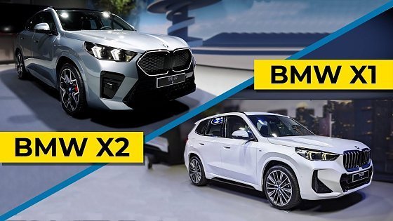 Video: BMW X2 vs BMW X1 comparison (iX2 vs iX1) Walkaround 4K