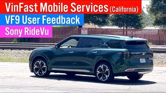 Video: VF9 quick user feedback - VinFast Mobile Services #2 - Sony RideVu app ready