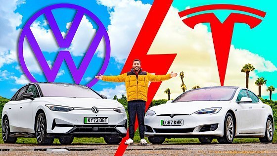 Video: NEW VW ID7 vs My TESLA Model S! Range, Power, Practicality Comparison