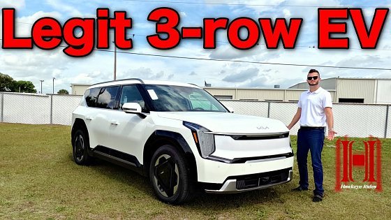 Video: 2024 Kia EV9 Land Long Range is a Legit 3 Row :All Specs & Test Drive