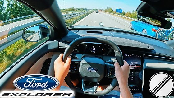 Video: 2024 Ford Explorer EV Extended Range | 286PS | TopSpeed Drive on German Autobahn