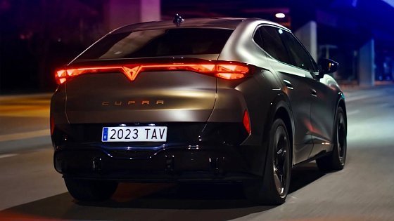 Video: New CUPRA TAVASCAN 2024 at night - impressive SUV Coupé