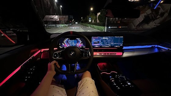 Video: BMW i5 M60 xDrive Touring Night Test Drive POV