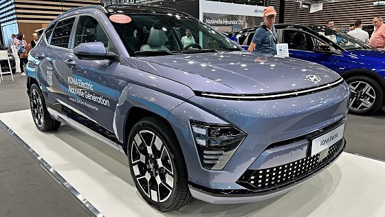 Video: New Hyundai KONA Electric 2024 (Long Range) | Visual Review, Exterior, Interior &amp; Trunk